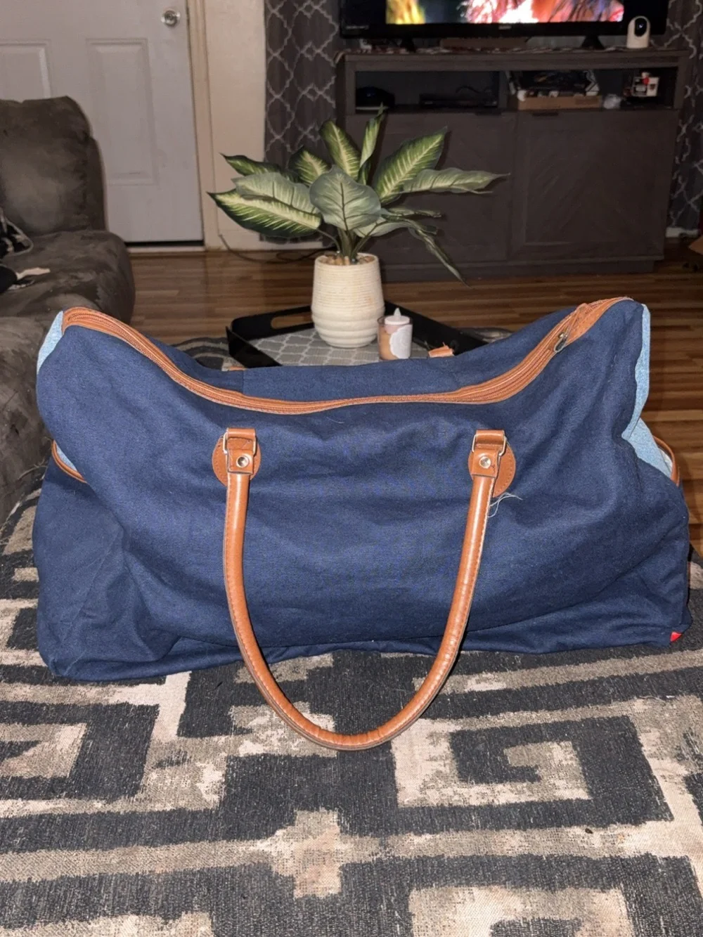 Disney Navy Sling Bag with Winnie the Pooh Print and Red Accent